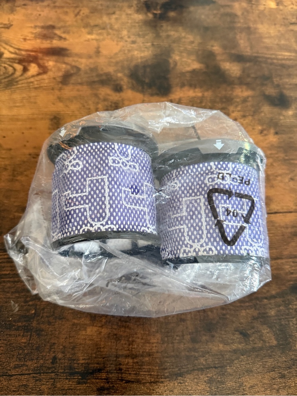 BVC-V11 Cordless Vacuum HEPA filters 2 Purple Patterned Vacuum Filters (2-Pack)